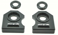 NEU Ducati M900 888 u.a. Kettenspanner Achsplatte Schwinge Schutz black