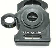 NEU Ducati M900 888 u.a. Kettenspanner Achsplatte Schwinge Schutz black