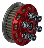 duc or die Anti-Hopping Kupplung 6-Federn einstellbar, Druckplatte rot